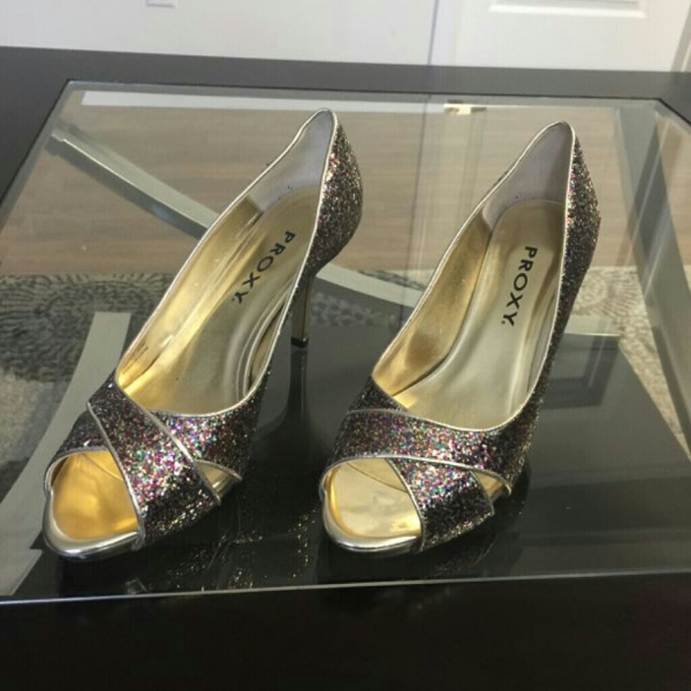 Glitter heels